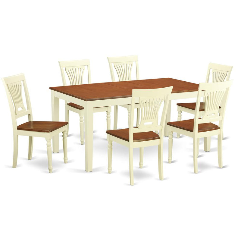 7  PcKitchen  dinette  set  -Table  and  6  Dining  Chairs