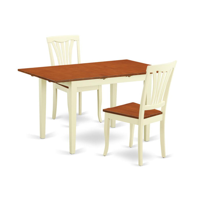 3  Pc  Dining  room  set-Dining  Table  and  2  Dining  Chairs