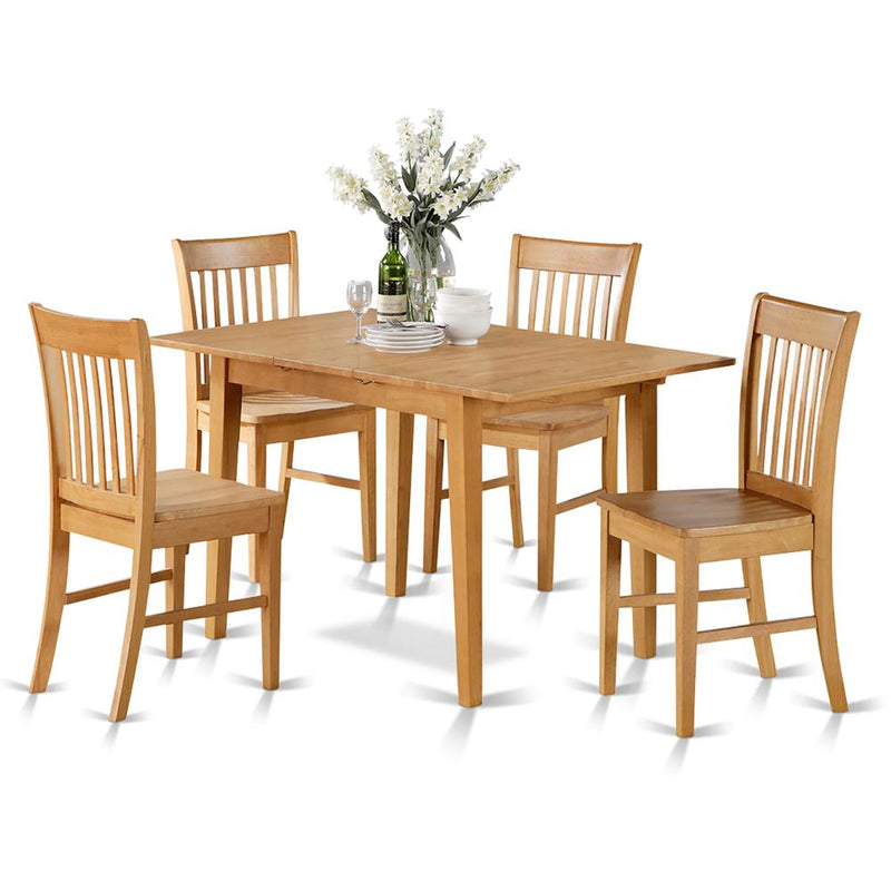 5  Pc  dinette  set  -  Dining  Tables  for  small  spaces  and  4  Chairs  for  Dining  room