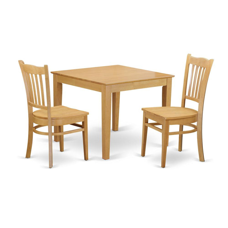 3  PC  Table  and  Chairs  set  -  Dinette  Table  and  2  Dining  Chairs