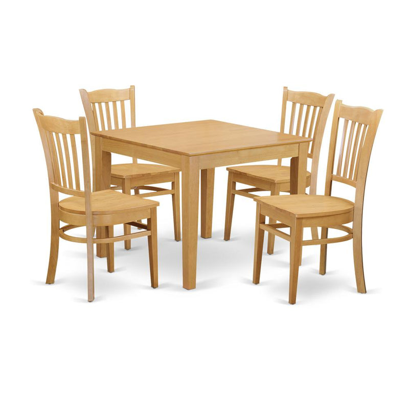 5  PC  Kitchen  Table  set  -  Kitchen  dinette  Table  and  4  Dining  Chairs