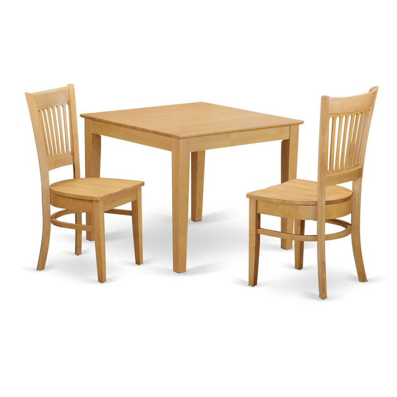 3pcs Small Kitchen Table set - Small Kitchen Table and 2 Dining Chairs