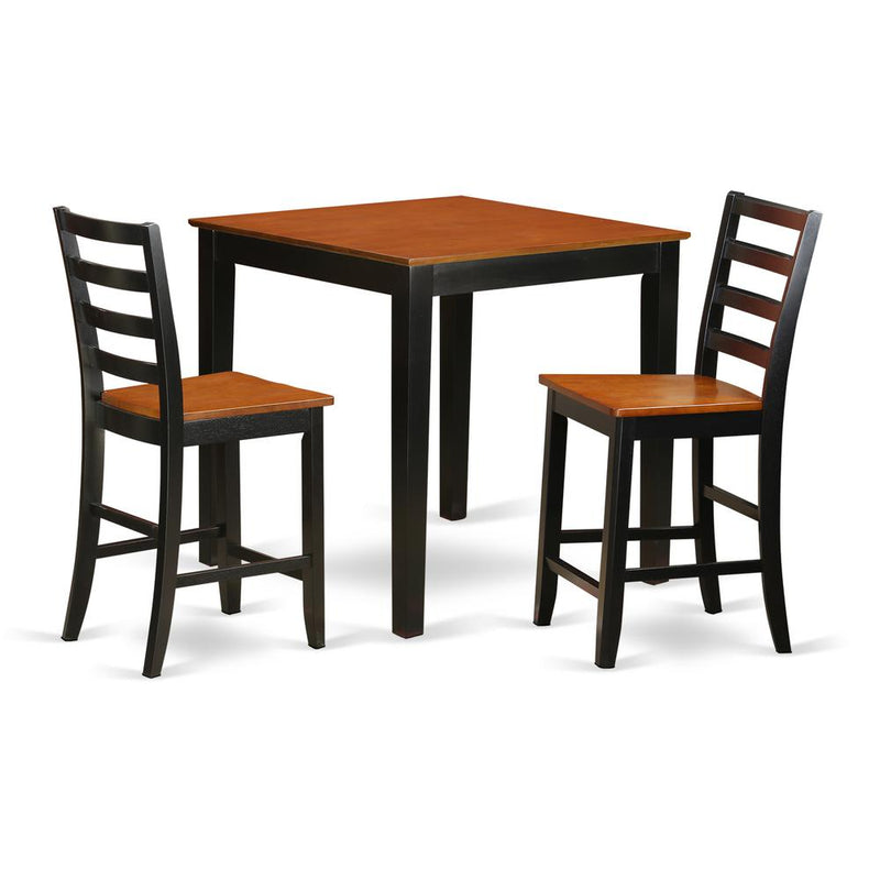 3  PC  counter  height  Table  and  chair  set  -  Kitchen  Table  and  2  Kitchen  Chairs.