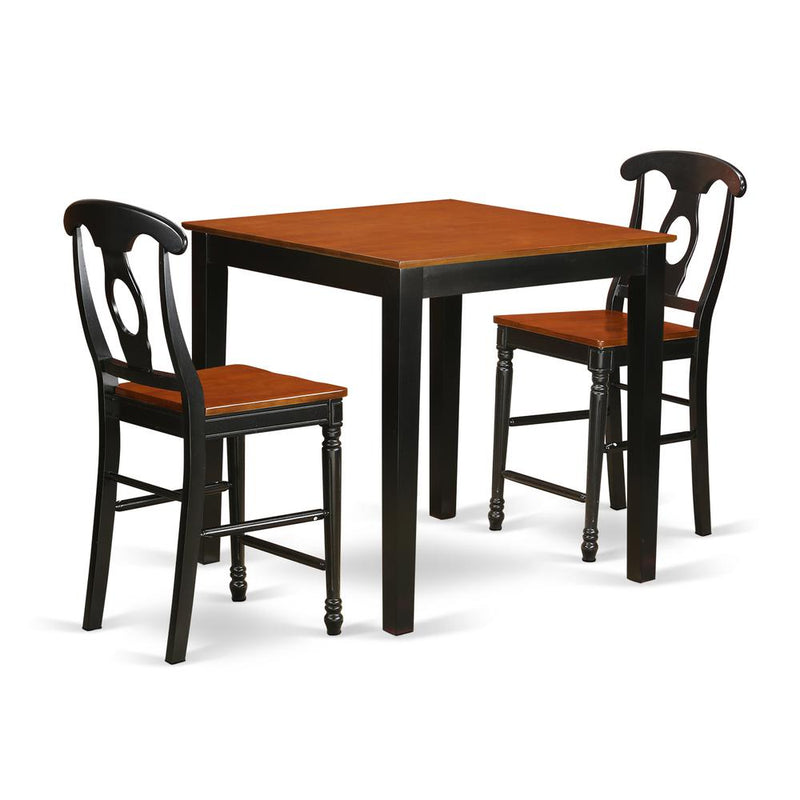 3  PC  counter  height  Dining  set  -  counter  height  Table  and  2  counter  height  stool.