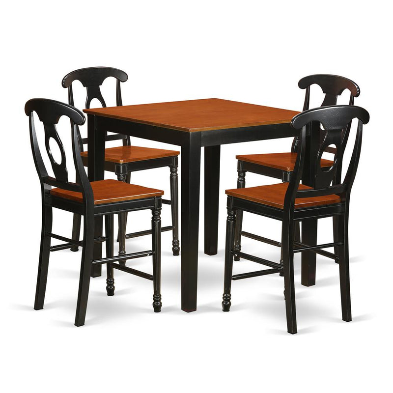 5  Pc  Dining  counter  height  set-pub  Table  and  4  Dining  Chairs.