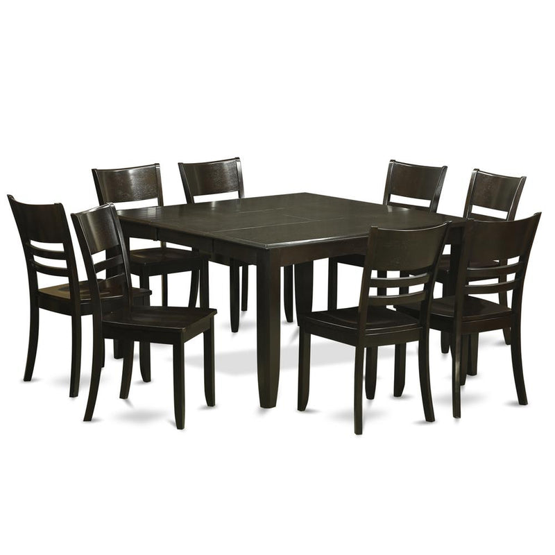 9  PC  Dining  room  set-Kitchen  Table  with  Leaf  and  8  Kitchen  Chairs.