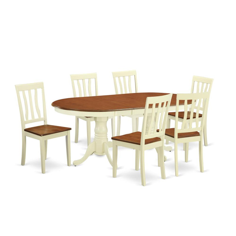 7  PC  Kitchen  dinette  set  -Small  Kitchen  Table  and  6  Dining  Chairs