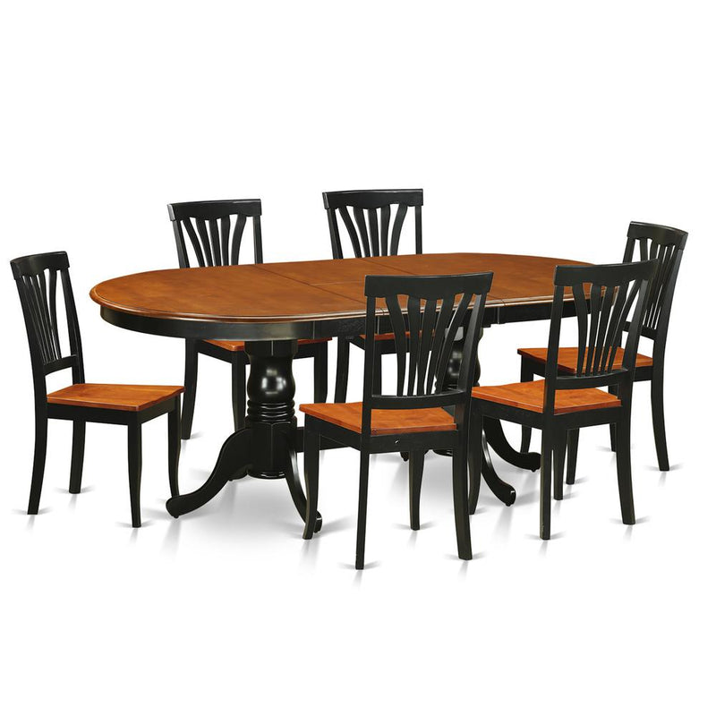 7  PC  Dining  room  set-Dining  Table  with  6  Dining  Chairs