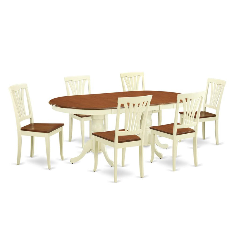 7  Pc  Dining  room  set  for  6-Dining  Table  with  6  Kitchen  Dining  Chairs