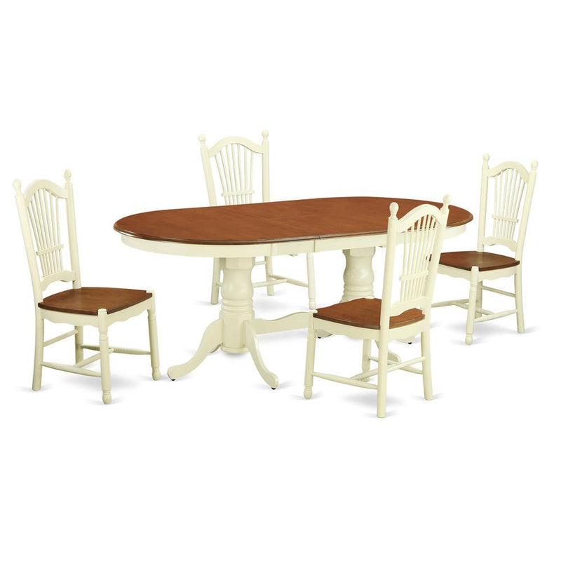 5  Pc  Table  and  Chairs  set  -Kitchen  dinette  Table  and  4  Dining  Chairs