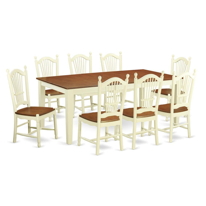 9  PcKitchen  dinette  set  -Dining  Table  and  8  Dining  Chairs