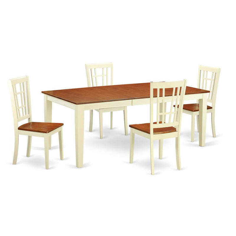 5  Pc  Dining  room  set  -  Kitchen  Table  and  4  Dining  Chairs