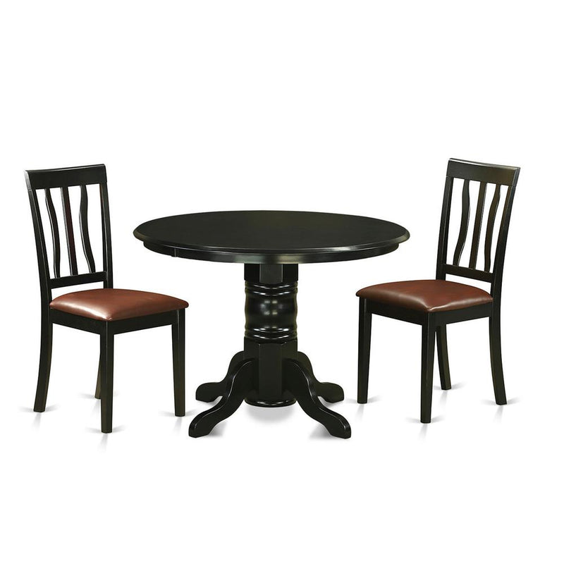 3  Pcsmall  Kitchen  Table  set  for  2-Small  Kitchen  Table  and  2  Kitchen  Chairs