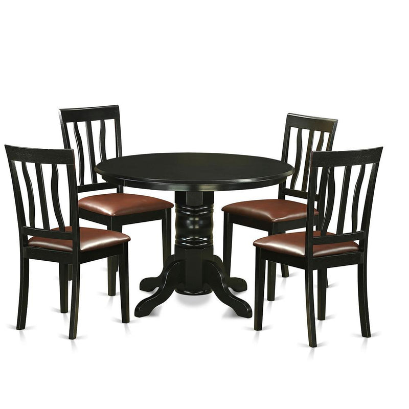 5  PcTable  and  Chairs  set  for  4-Table  and  4  Dining  Chairs