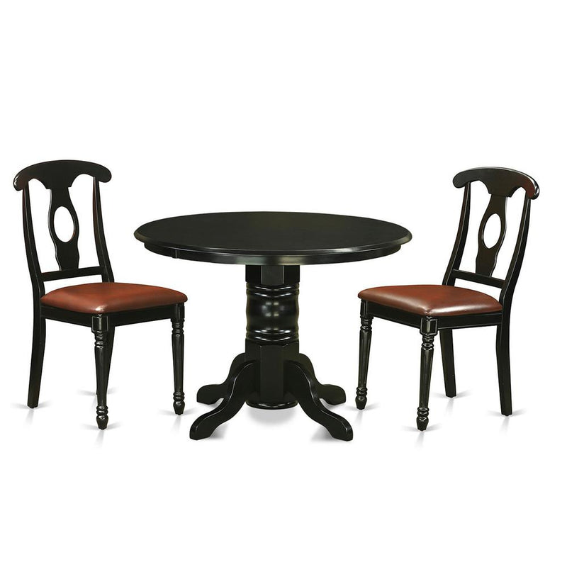 3  PC  Table  and  chair  set  -  Dining  Table  and  2  Kitchen  Dining  Chairs