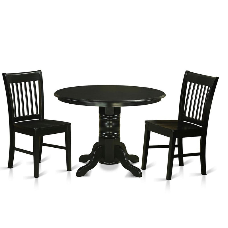 3  PcTable  set-Table  and  2  Dining  Chairs