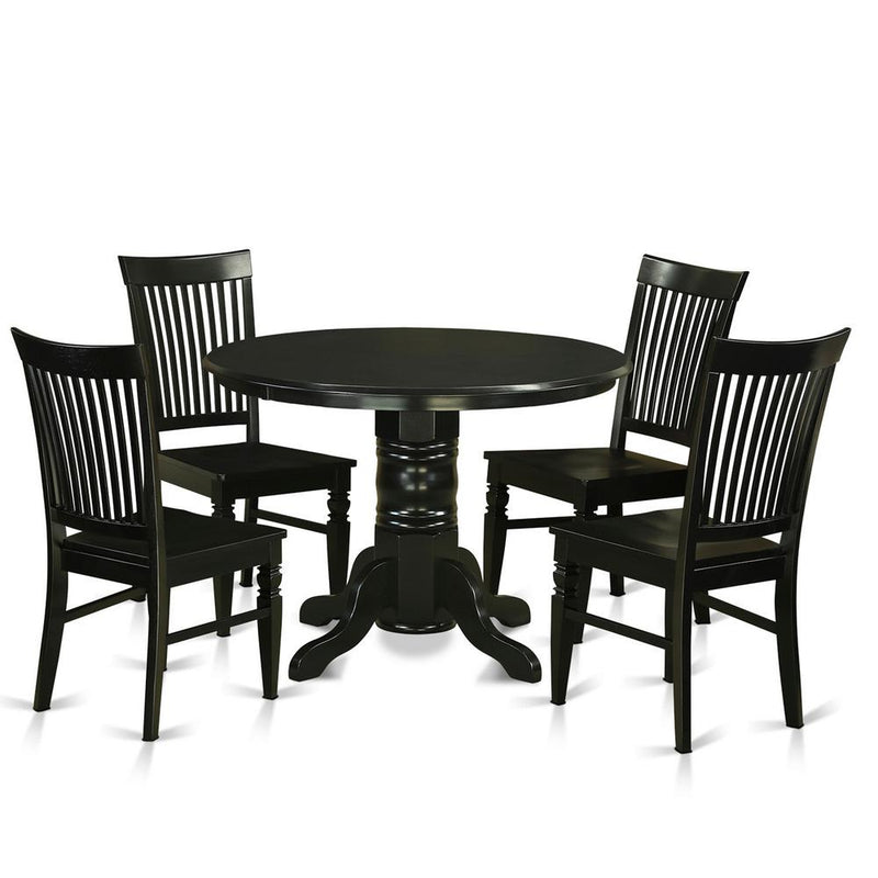 5  Pc  small  Kitchen  Table  set  -  Kitchen  Table  and  4  dinette  Chairs