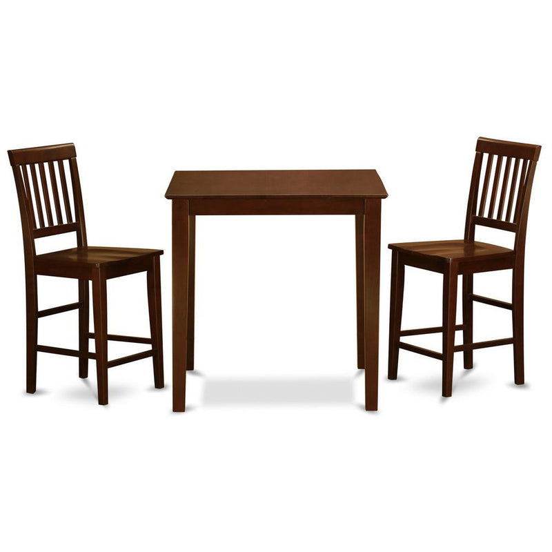 3  Pc  pub  Table  set-counter  height  Table  and  2  Kitchen  Chairs.