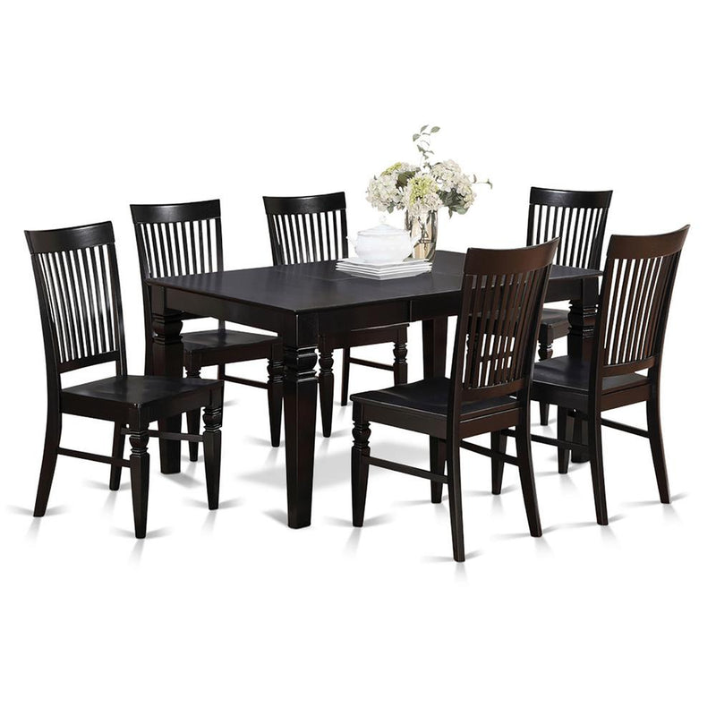 7  Pc  Dining  room  set  for  6-Dining  Table  and  6  Dining  Chairs