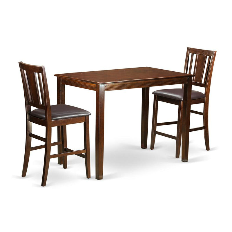 3  PC  Dining  counter  height  set  -  Table  and  2  bar  stools.