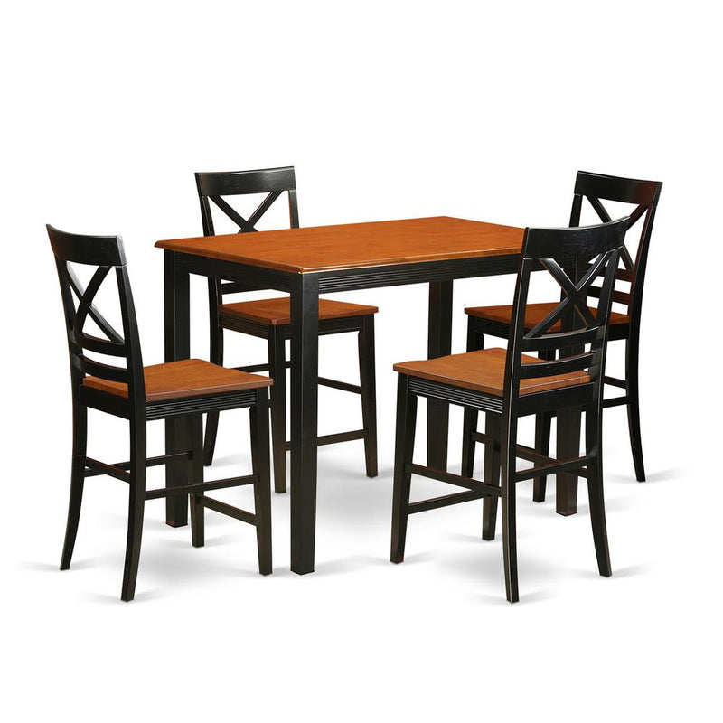 5  Pc  counter  height  Dining  room  set-pub  Dining  Table  and  4  Dining  Chairs.