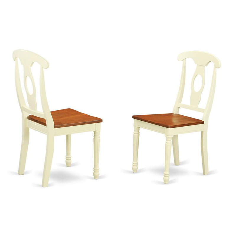 Napoleon  styled  chair  with  Wood  seat,  Set  of  2