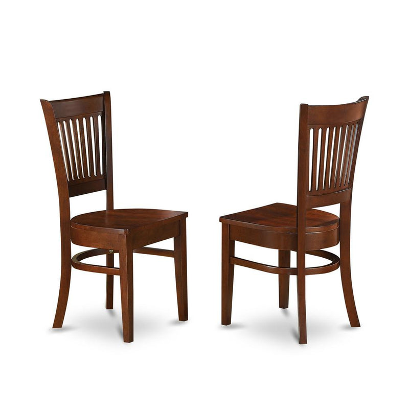 Vancouver    Wood  Seat  Dining  Chairs  in  Espresso  Finish,  Set  of  2