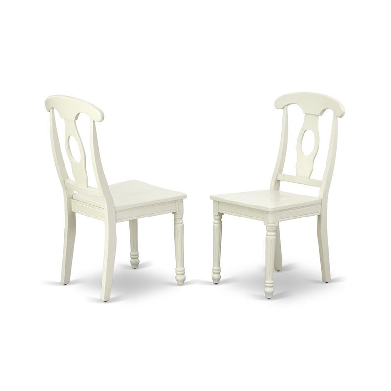 Dining Chair Linen White, KEC-LWH-W