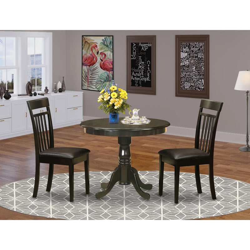 3  Pc  Kitchen  Table-  Table  and  2  Chairs  for  Dining  room