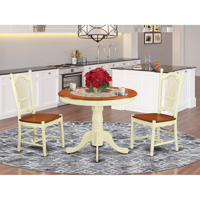 3  Pc  Kitchen  Table  set-Kitchen  Table  and  2  Kitchen  Dining  Chairs