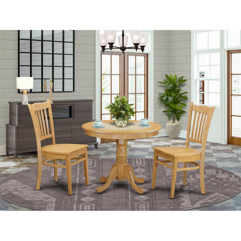 3  PC  Kitchen  Table  set  -  Table  and  2  Dining  Chairs