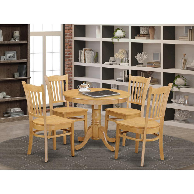 5  Pc  Small  Kitchen  Table  set  -  Kitchen  Table  and  4  Dining  Chairs