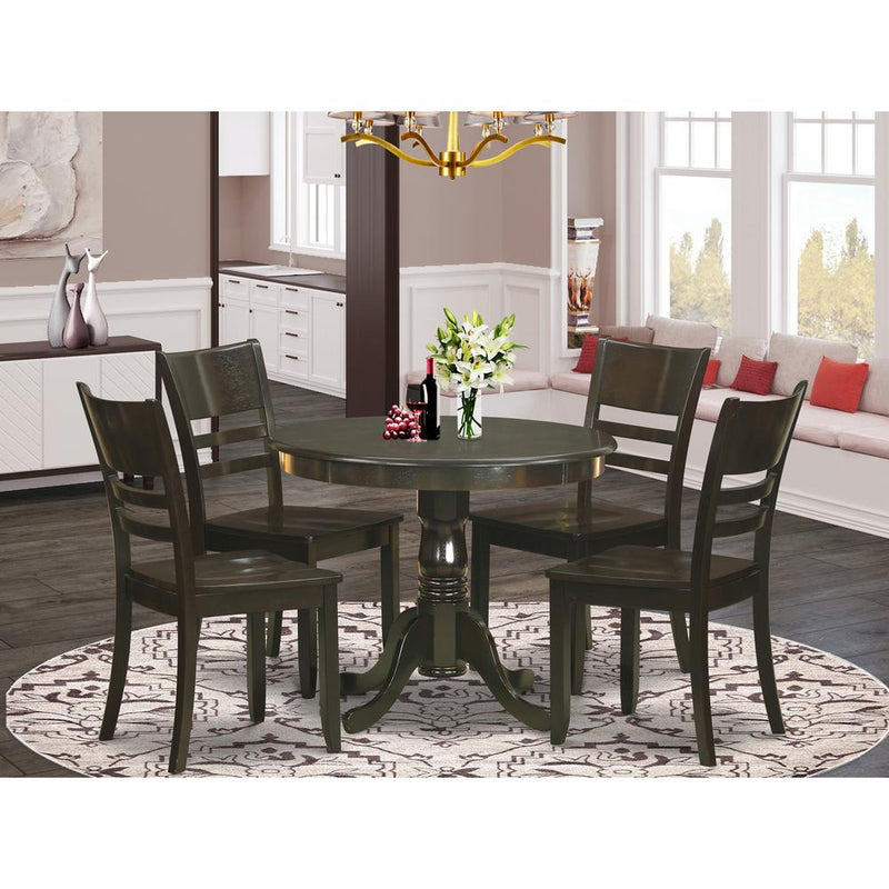 5  Pc  Kitchen  Table  set-Kitchen  Dining  nook  and  4  Dining  Chairs