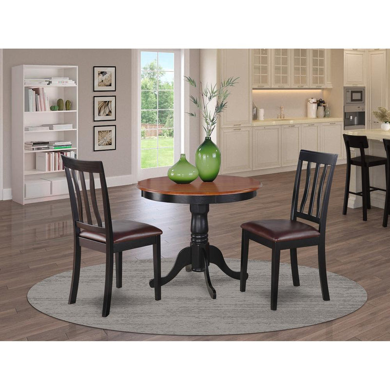 3  PC  Kitchen  Table  set-breakfast  nook  with  2  Kitchen  Dining  Chairs