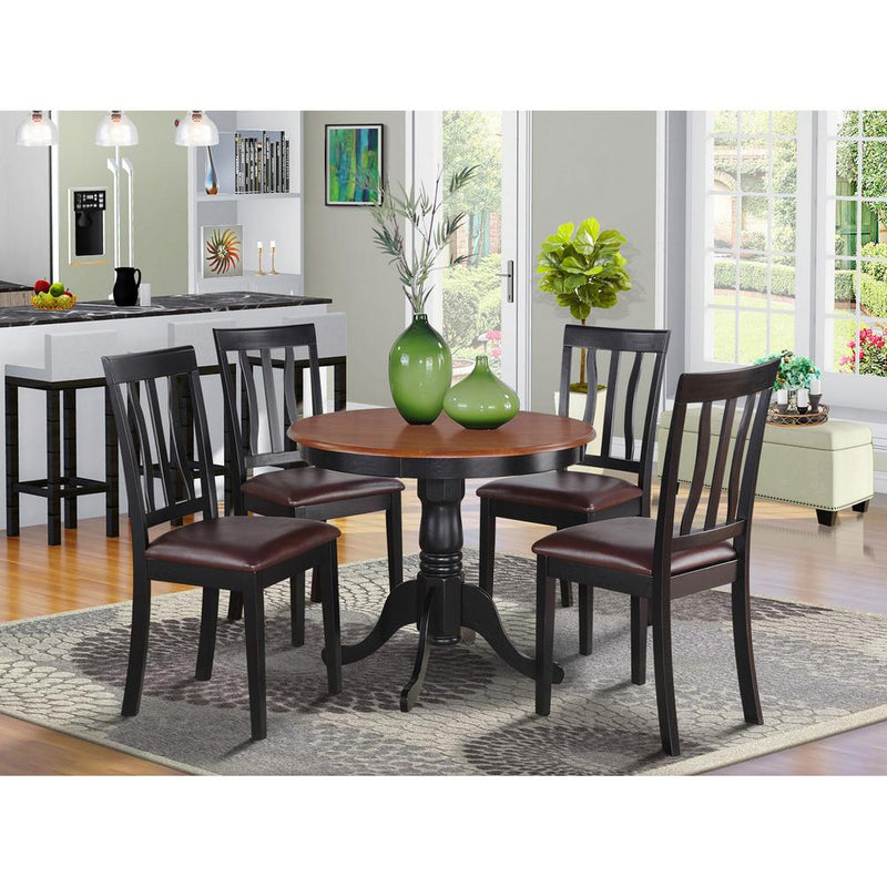 5  PC  Kitchen  nook  Dining  set-small  Table  as  well  as  4  Kitchen  Dining  Chairs