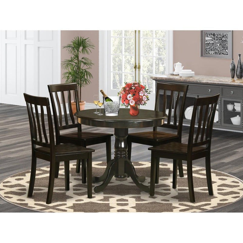 5  Pc  small  Kitchen  Table  set-breakfast  nook  plus  4  Dining  Chairs