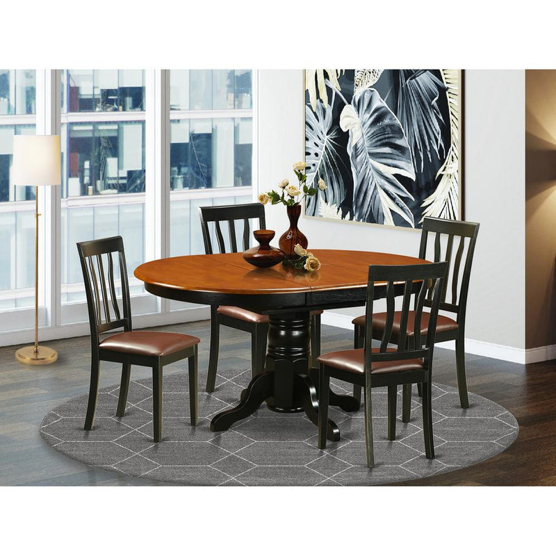 Dining  set  -  5  Pcs  with  4  Wooden  Chairs