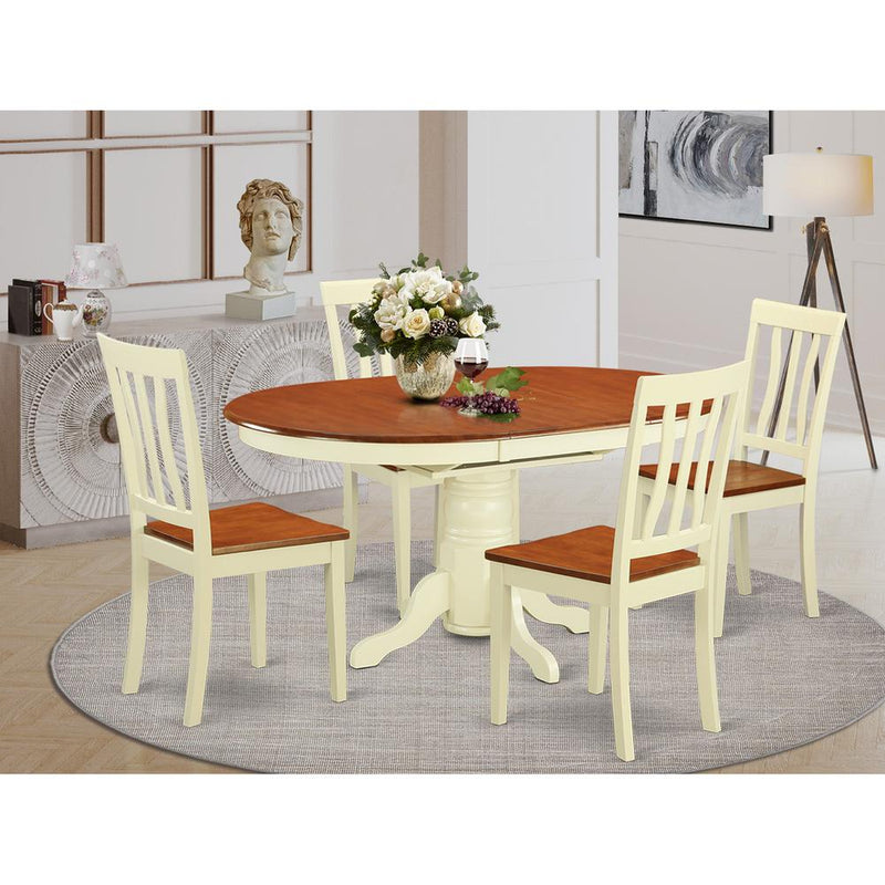 5  Pc  Table  and  chair  set  for  4-Dining  Table  and  4  Dining  Chairs