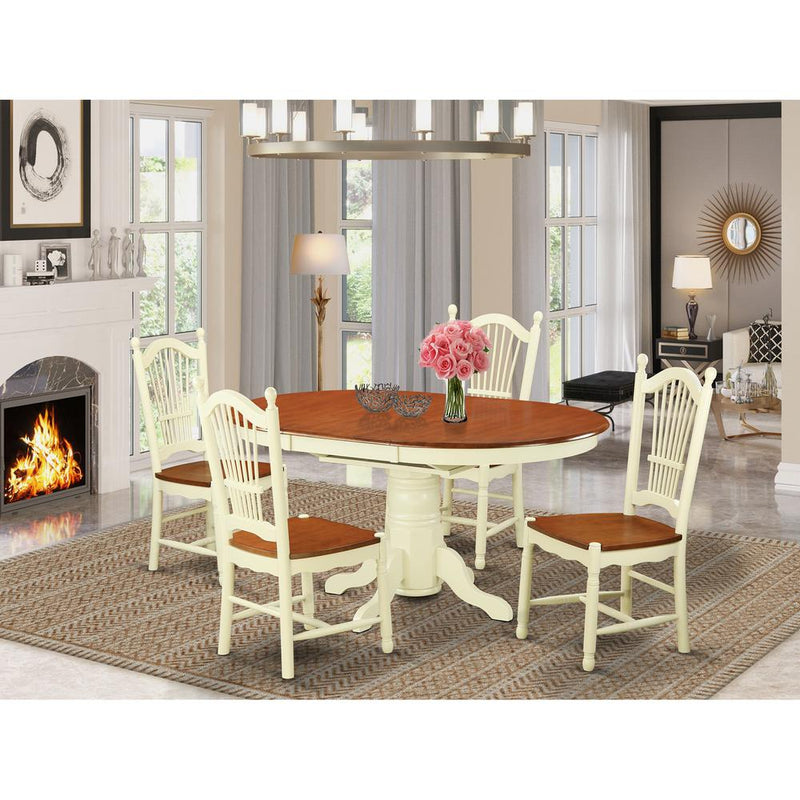 5  Pc  Dining  room  set  -Kitchen  dinette  Table  and  4  Dining  Chairs