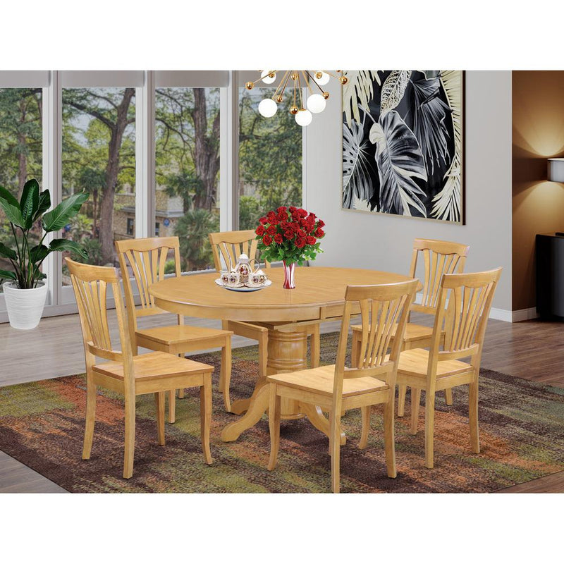 7  PcKitchen  Table  set  -  Dinette  Table  and  6  Dining  Chairs