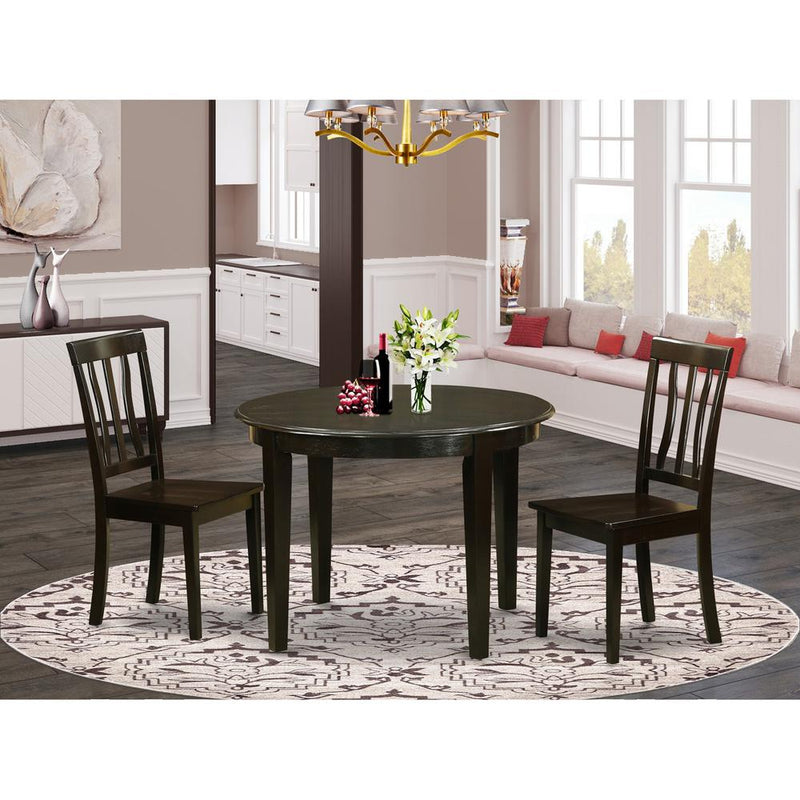 3  PC  Kitchen  nook  Dining  set-Kitchen  Table  and  2  dinette  Chairs