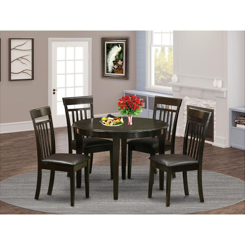 5  PC  Kitchen  nook  Dining  set-Kitchen  Table  and  4  Kitchen  Chairs