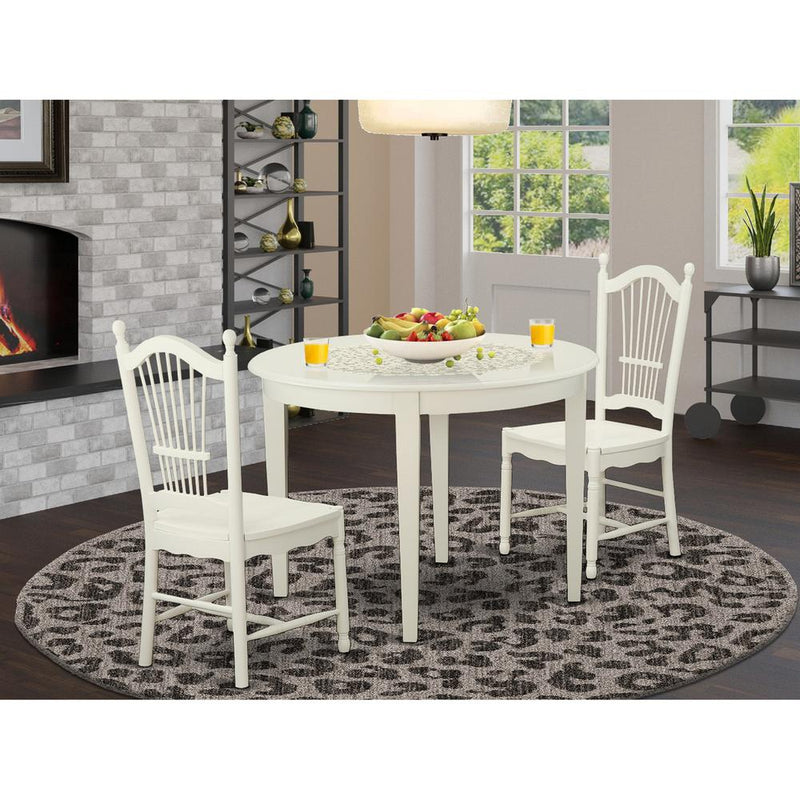 3  Pc  Kitchen  nook  Dining  set-Table  and  2  Dining  Chairs