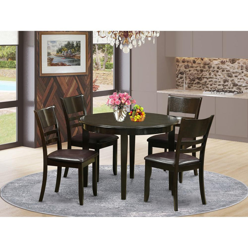 5  PC  small  Kitchen  Table  set--Kitchen  Dining  nook  and  4  Kitchen  Chairs