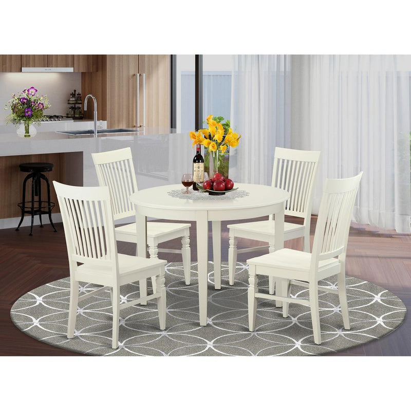 5  PcKitchen  Table  set  for  4-Table  and  4  Dining  Chairs