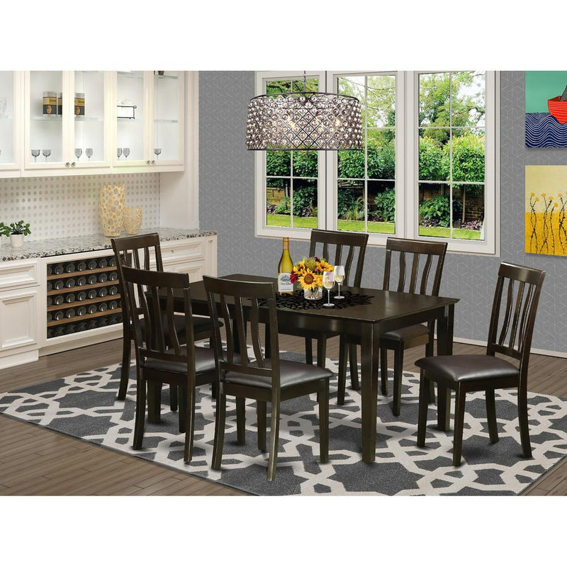 7  PC  Dining  room  set  for  6-Dining  Table  and  6  Dining  Chairs