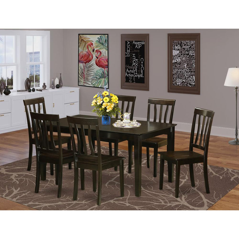 7  Pc  Kitchen  Table  set-  Kitchen  Table  and  6  Dining  Chairs