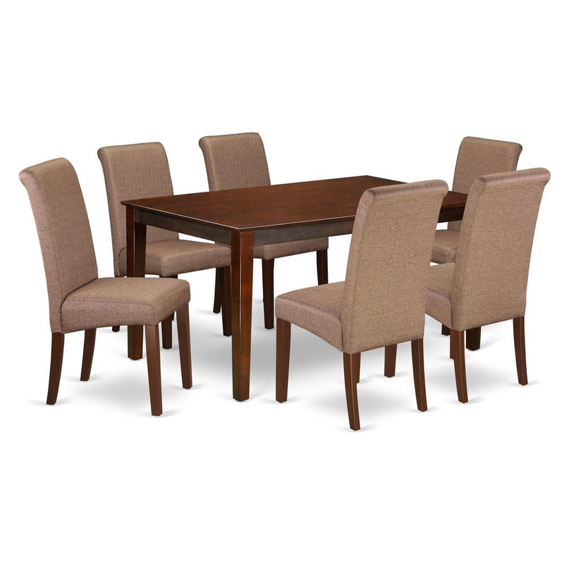 Dining Room Set Mahogany, CABA7-MAH-18