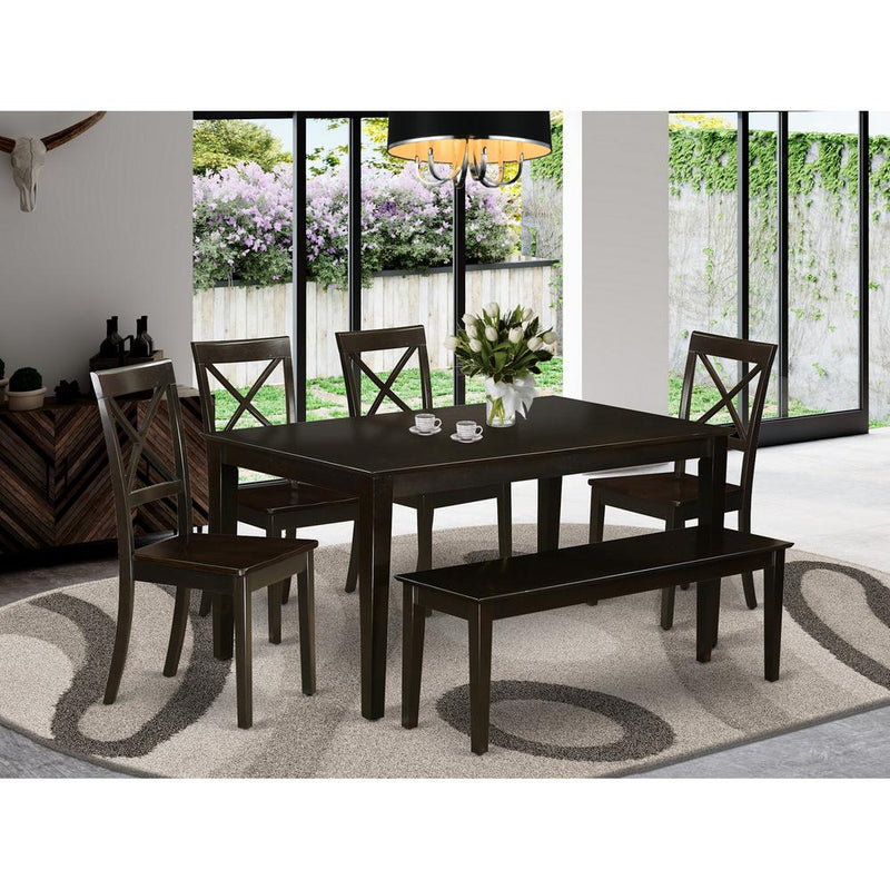 6  PC  Dining  room  set-Kitchen  Table  and  4  Chairs  and  a  Bench