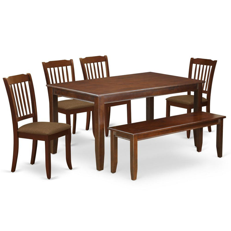 Dining Room Set Mahogany, CADA6-MAH-C